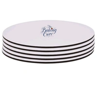 The Baking Curv Reusable Round MDF Cake Base 10x10 – Ideal for Professional Cake Presentation (Pack Of 10) - 10 Inch, White