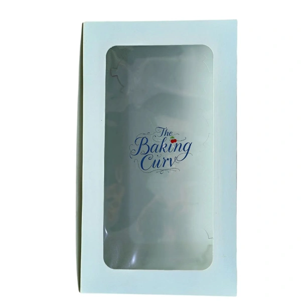 The Baking Curv 8 Cavity Cup Cake Box - Pack 5, Blue