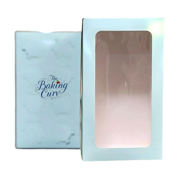 The Baking Curv 8 Cavity Cup Cake Box - Pack 5, Blue