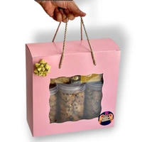 The Baking Curv Hamper Box 8x8  - 8x8, Pink, Pack Of 10