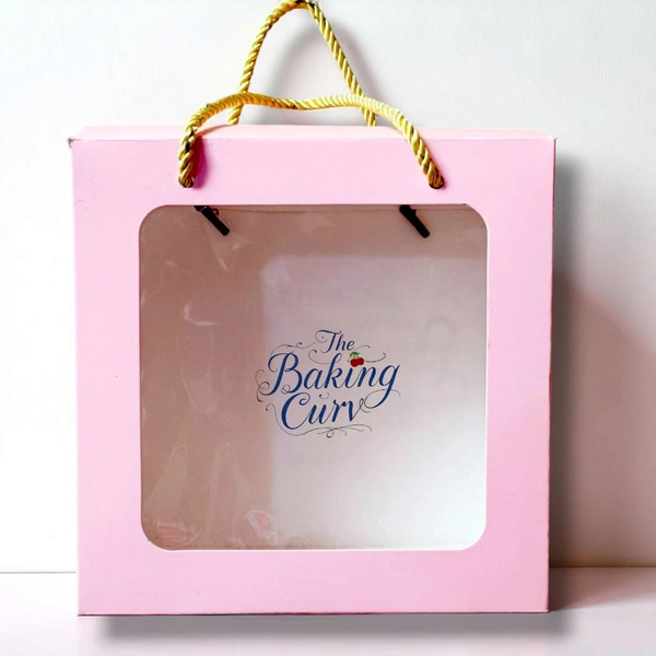The Baking Curv Hamper Box 8x8  - 8x8, Pink, Pack Of 10
