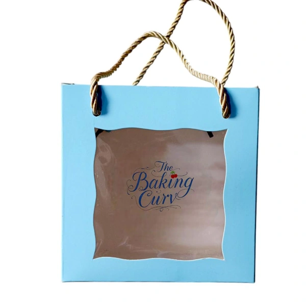 The Baking Curv Hamper Box 8x8  - 8x8, Blue, Pack Of 10