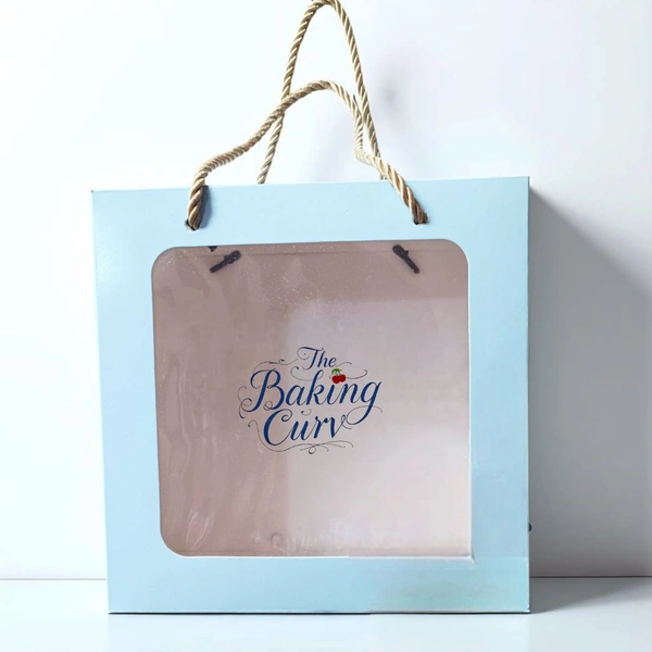 The Baking Curv Hamper Box 8x8  - 8x8, Blue, Pack Of 10