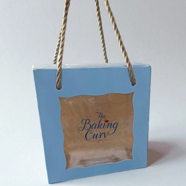 The Baking Curv Hamper Box 8x8  - 8x8, Blue, Pack Of 10