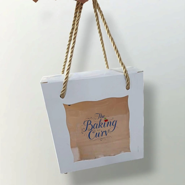 The Baking Curv Hamper box 6x6 - 6x6, White, Pack Of 10