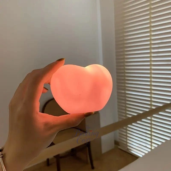 The Baking Curv Heart Glow Night Light