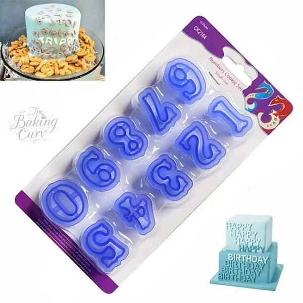 The Baking Curv Number Cutter Set