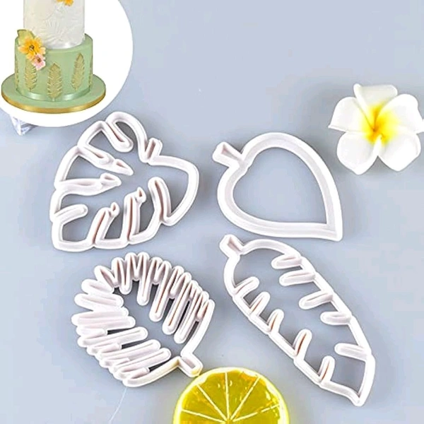 The Baking Curv Tropical Leaf Cutter Set