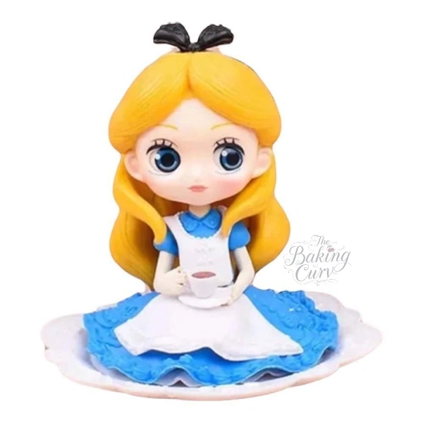 The Baking Curv Alice in Wonderland Cake Topper