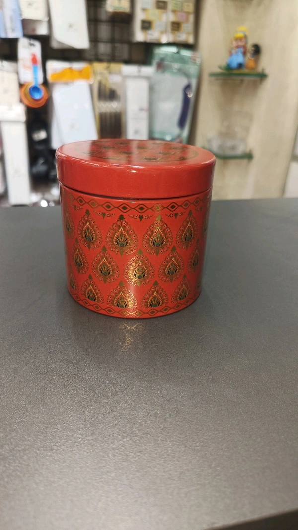 The Baking Curv Cookie Jar Tin Printed Small Assorted