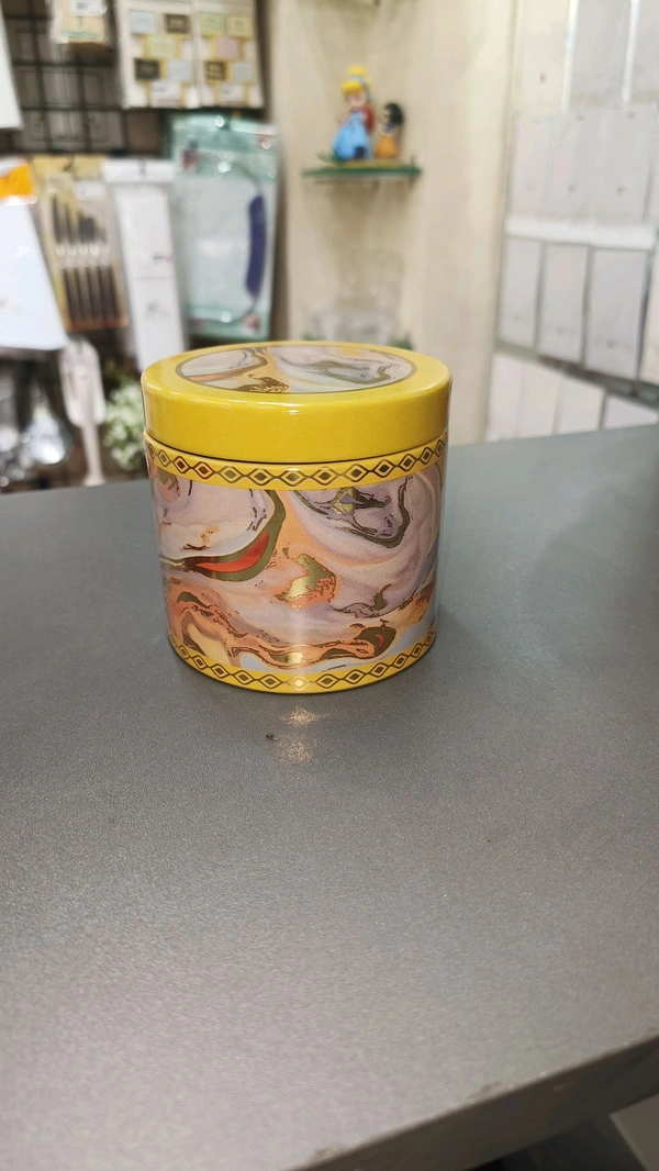 The Baking Curv Cookie Jar Tin Printed Small Assorted