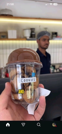 The Baking Curv Cookie Dip Cups
