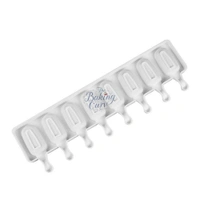 The Baking Curv Silicone 8 Cavity Cakesicle, Ice Cream Mould