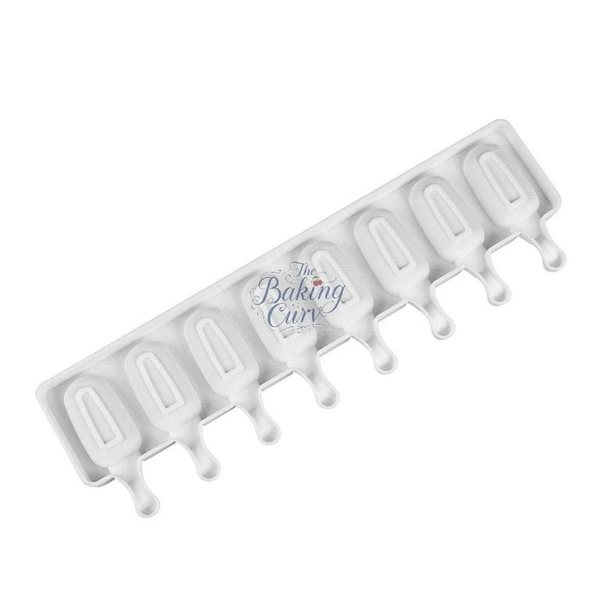 The Baking Curv Silicone 8 Cavity Cakesicle, Ice Cream Mould