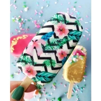 The Baking Curv Silicone 8 Cavity Cakesicle, Ice Cream Mould