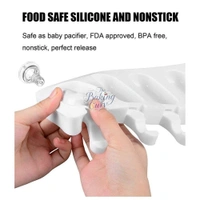 The Baking Curv Silicone 8 Cavity Cakesicle, Ice Cream Mould