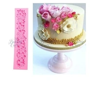 The Baking Curv Silicone Pearl Bubble Fondant Border Mould Lace Mold Cake Decorating