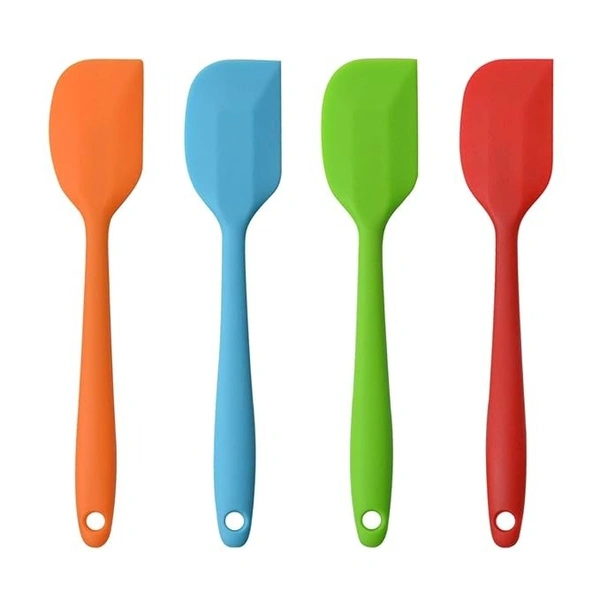 The Baking Curv Silicone Spatulas, 11 inch Large Heat Resistant Non-Stick Flexible Rubber Scrapers Bakeware