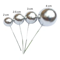 Faux Ball Silver – Decorative Balls for Cakes, Crafts & Festive Decor