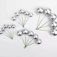 Faux Ball Silver – Decorative Balls for Cakes, Crafts & Festive Decor