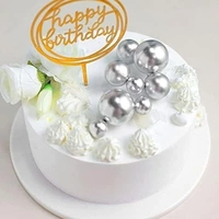 Faux Ball Silver – Decorative Balls for Cakes, Crafts & Festive Decor