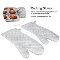 The Baking Curv Silver Baking Oven Gloves for Ideal Use in Homes, Bakeries, Hotels