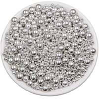 The Baking Curv Cake Topper Silver Sprinklers Mix Size (Imported Super Quality)