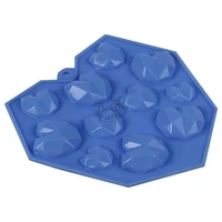 The Baking Curv Small Pinata Diamond Heart Shaped Silicone Chocolate Mould – Non-Stick, Flexible & Reusable Silicone Tray for Chocolate, Candy, Jelly & More