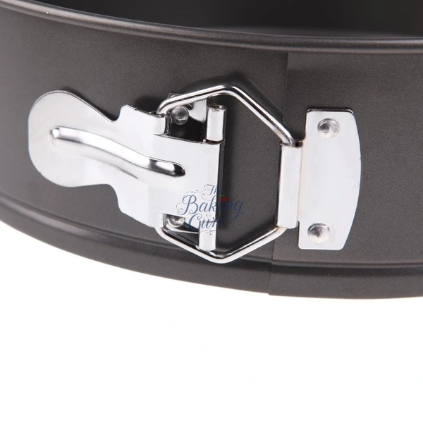 The Baking Curv Round Springform Cake Mould Set – 2pcs Non-Stick Removable Base Tins for Cheesecake & Baking