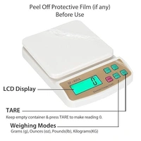 The Baking Curv Digital Kitchen Weighing Scale (SF 400-A) – Compact, High-Precision Weight Machine for Cooking, Baking & Dieting (Up to 10kg)