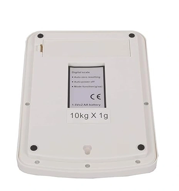 The Baking Curv Digital Kitchen Weighing Scale (SF 400-A) – Compact, High-Precision Weight Machine for Cooking, Baking & Dieting (Up to 10kg)