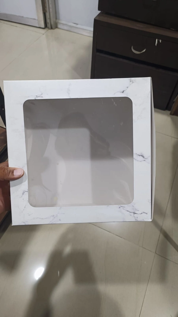 The Baking Curv Cake Box With Window - 10x10, Pack of 5