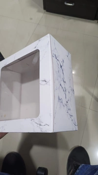 The Baking Curv Cake Box With Window - 10x10, Pack of 5