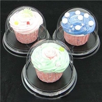 The Baking Curv Large Plastic Dome – Ideal for Muffins, Cupcakes & Pastries (10x9cm) - Pack Of 25