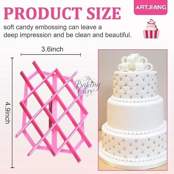 "Zig Zag Fondant Cutter – Plastic Edge Trimmer Tool for Cake Decorating & Pastry Design"