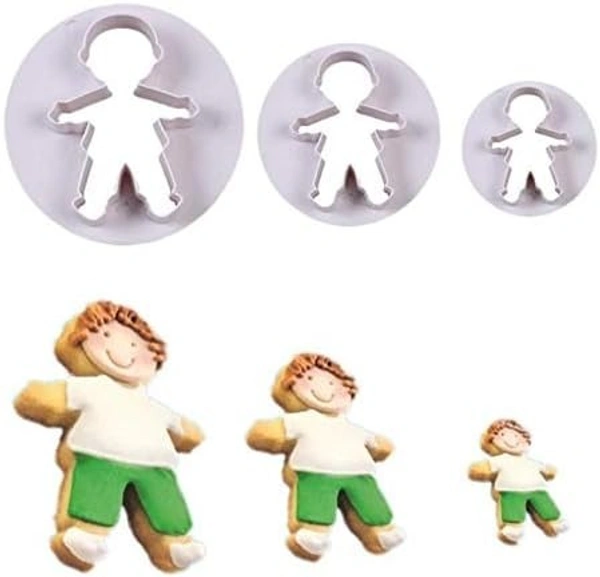 The Baking Curv Baby Boy Fondant Cutter – Cute Cake Decorating Tool for Baby Showers & Themed Cakes