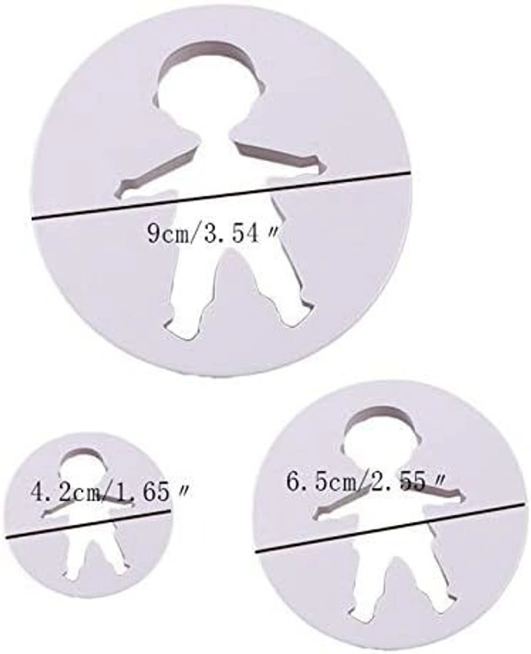 The Baking Curv Baby Boy Fondant Cutter – Cute Cake Decorating Tool for Baby Showers & Themed Cakes