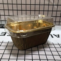 The Baking Curv 100gm Bar Cake Mould with Lid – Non-Stick Baking Tin for Homemade Cakes & Gifting - Woody Brown, Pack of 10