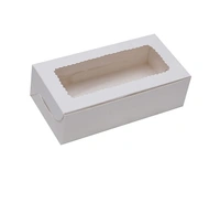 The Baking Curv 2 Pcs Brownie Box White