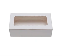 The Baking Curv 2 Pcs Brownie Box White - Pack of 10