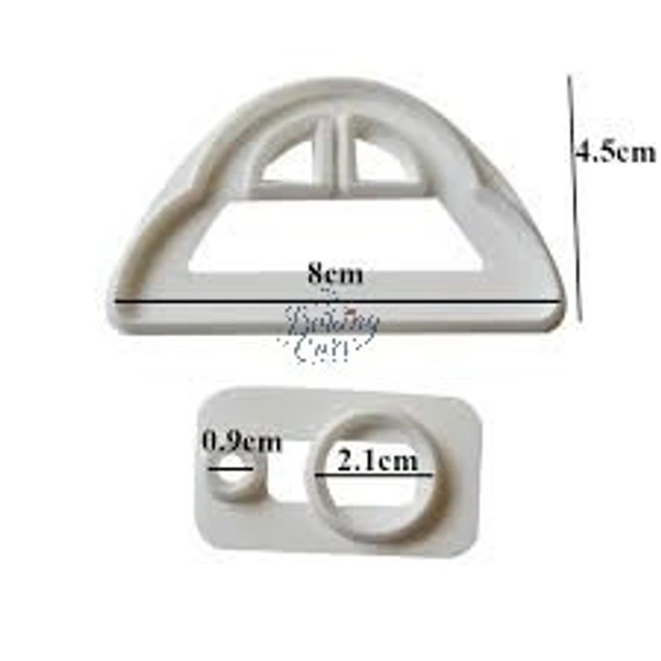The Baking Curv Fondant Car Cutter (Pack of 2)