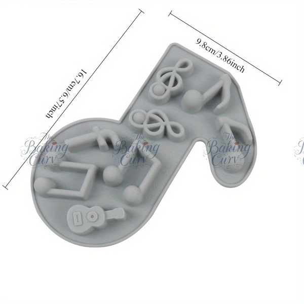 The Baking Curv Music Mould 