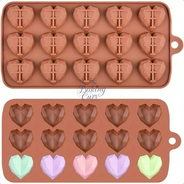 The Baking Curv Heart Shape Pinata Chocolate Silicone Mould – Reusable & Non-Stick for Cake, Smash Cake & Candy Making