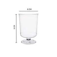 THE BAKING CURV MOOUSE CUP WINE GLASS - PACK OF 12