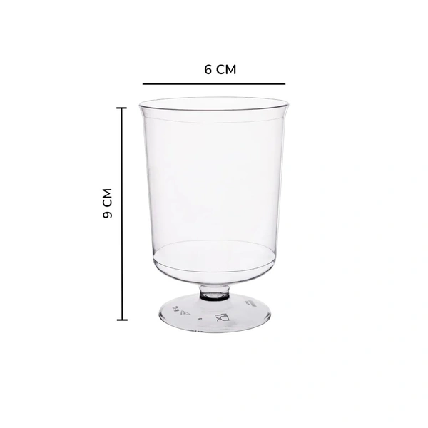 THE BAKING CURV MOOUSE CUP WINE GLASS - PACK OF 12