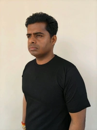 Regular Fit Unisex Tee Black - XL, Black