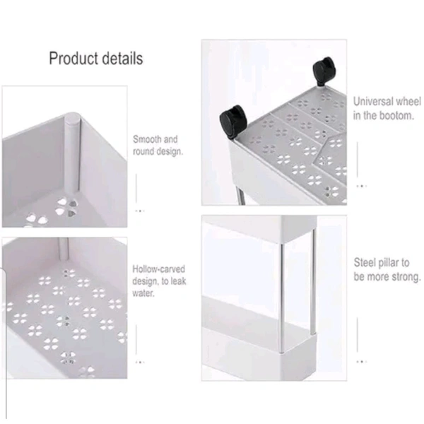 All In One Plastic Storage Kelf For Kizchen,bathroom And Bedroom