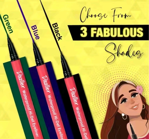 Dazzler Hi-Def Eyeliner [ Black]