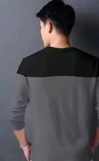 Men's Round Neck Cotton Blend T-shirt  - S