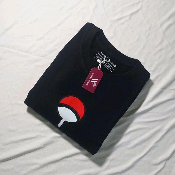 Vishnu Vogue Naruto & Sasuke Black Oversized T-Shirt - Black, S